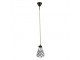 Závěsná Tiffany lampa kamínky TransparentEye - Ø 15*115 cm E14/max 1*25W Clayre & Eef