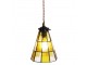Závěsná Tiffany lampa Chessboa - Ø 15*115 cm E14/max 1*25W Clayre & Eef