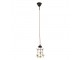 Bílá závěsná tiffany lampa Joanne - Ø 15*115 cm E14/max 1*25W Clayre & Eef