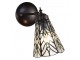 Nástěnná lampa Tiffany Venne grey - 17*12*23 cm E14/max 1*40W Clayre & Eef