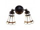 Nástěnná lampa Tiffany s bílými stínidly Ponnie - 30*23*23 cm E14/max 2*25W Clayre & Eef