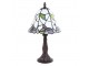Stolní lampa Tiffany se zdobenou nohou Pinia - Ø 20*34 cm E14/max 1*25W Clayre & Eef