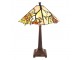 Hranatá stolní lampa Tiffany s větvemi stromu Tree - Ø 36*57 cm E27/max 2*60W Clayre & Eef