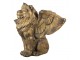 Zlatá antik dekorace socha lev s křídly Lion Gold - 100*50*62 cm Clayre & Eef