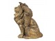 Zlatá antik dekorace socha lev s křídly Lion Gold - 100*50*62 cm Clayre & Eef