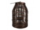 Hnědá dřevěná závěsná lucerna Bamboo - Ø 22*32 cm Clayre & Eef