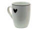 Porcelánový hrnek se srdíčkem Love Birds - 12*8*10 cm / 350 ml Clayre & Eef