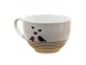 Porcelánový šálek s podšálkem s ptáčky Love Birds - 12*9*7 / Ø14*2 cm / 220 ml Clayre & Eef