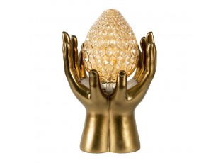 LED designová žárovka béžová - 9 cm / E27/4W
