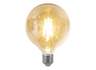 LED designová žárovka transparentní - 8 cm E27/4W