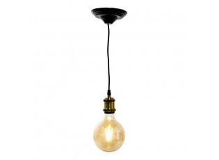 LED designová žárovka transparentní - 8 cm E27/4W