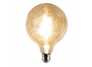LED designová žárovka transparentní - 9 cm /E27/4W
