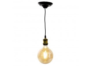 LED designová žárovka transparentní - 9 cm /E27/4W