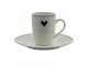 Porcelánový dezertní talířek se srdíčkem Love Birds - Ø 20*2 cm Clayre & Eef