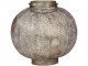 Champagne antik kovová kulatá lucerna Stion - Ø24 *25 cm Chic Antique
