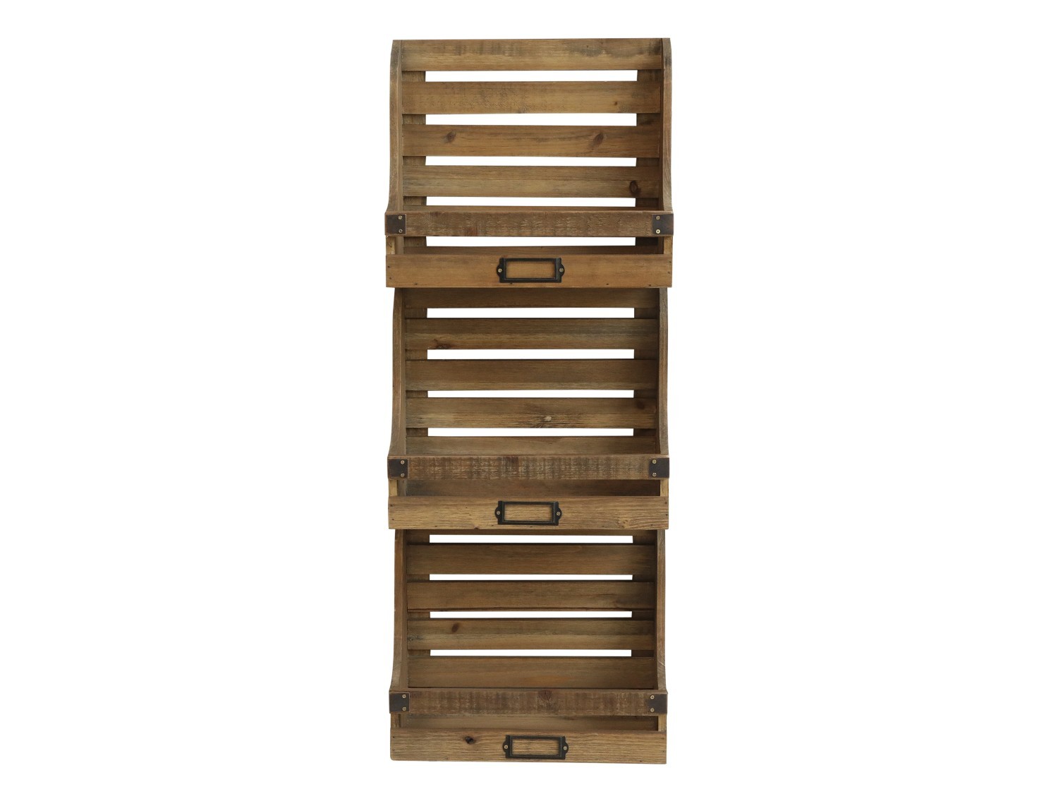Nástěnná dřevěná police na časopisy Magazine rack - 35*15*90 cm Chic Antique Nástěnná dřevěná police na časopisy Magazine rack - 35*15*90 cm Chic Antique