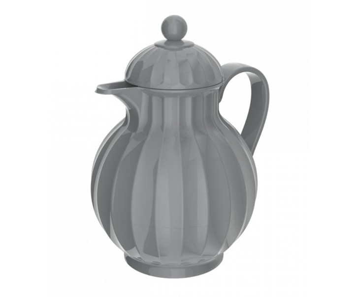 Šedá baňatá termoska 0,6l - 20*17*23 cm Chic Antique