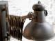 Černá antik nástěnná lampa s patinou Factory Lamp - Ø21*45-105 cm/ E14/ 60W Chic Antique