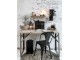 Černá antik nástěnná lampa s patinou Factory Lamp - Ø21*45-105 cm/ E14/ 60W Chic Antique