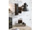 Černá antik nástěnná lampa s patinou Factory Lamp - Ø21*45-105 cm/ E14/ 60W Chic Antique