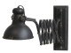 Černá antik nástěnná lampa s patinou Factory Lamp - Ø21*45-105 cm/ E14/ 60W Chic Antique