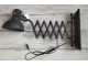 Černá antik nástěnná lampa s patinou Factory Lamp - Ø21*45-105 cm/ E14/ 60W Chic Antique