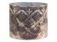 Mocca antik skleněný svícen na čajovou svíčku Grindi - Ø 20*17 cm Chic Antique