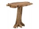 Přírodní odkládací stůl z teakového dřeva na kmeni Root teak - 107*78*105cm J-Line by Jolipa