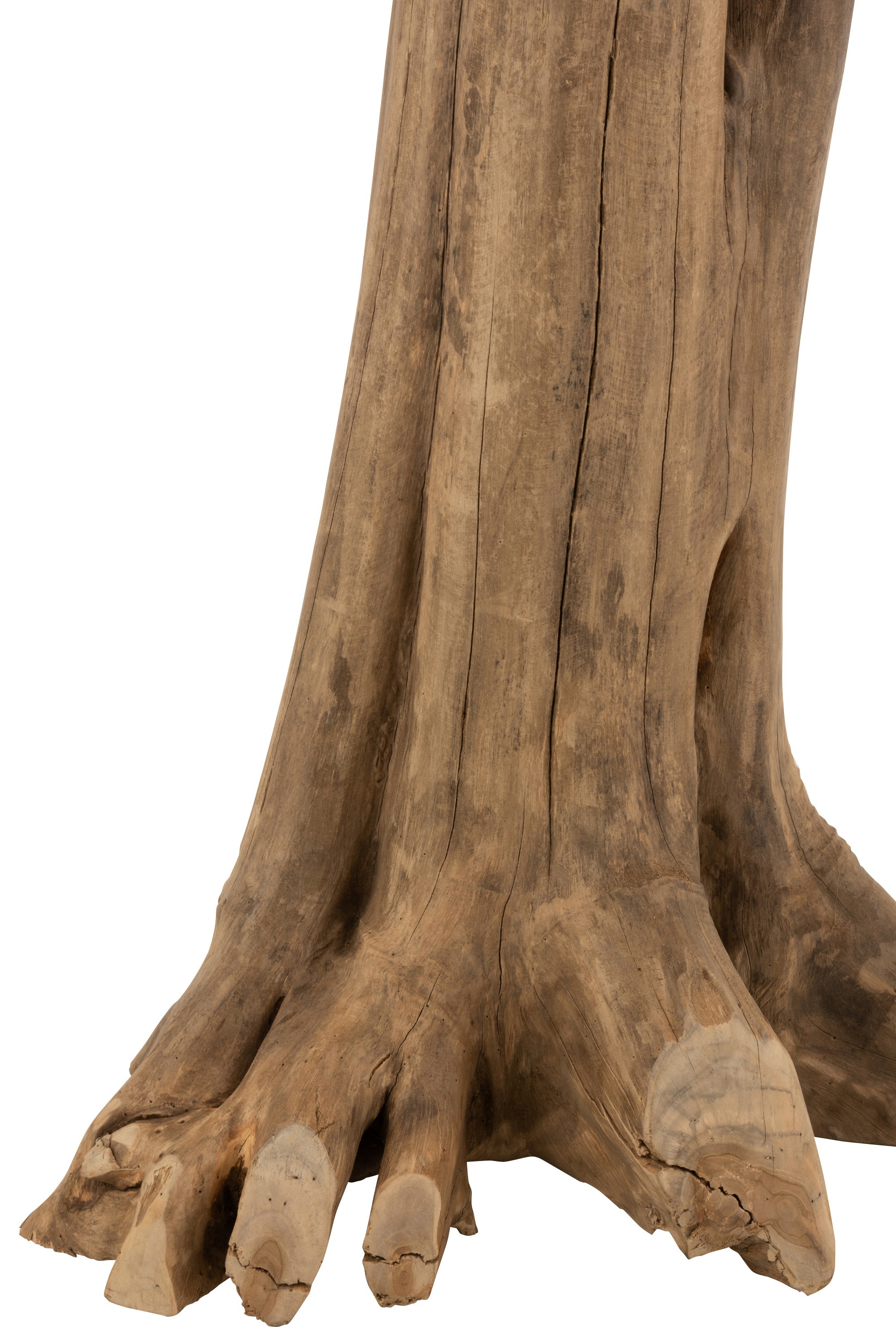 Přírodní barový stůl z teakového dřeva na kmeni Root teak - 107*78*105cm J-Line by Jolipa Přírodní barový stůl z teakového dřeva na kmeni Root teak - 107*78*105cm J-Line by Jolipa