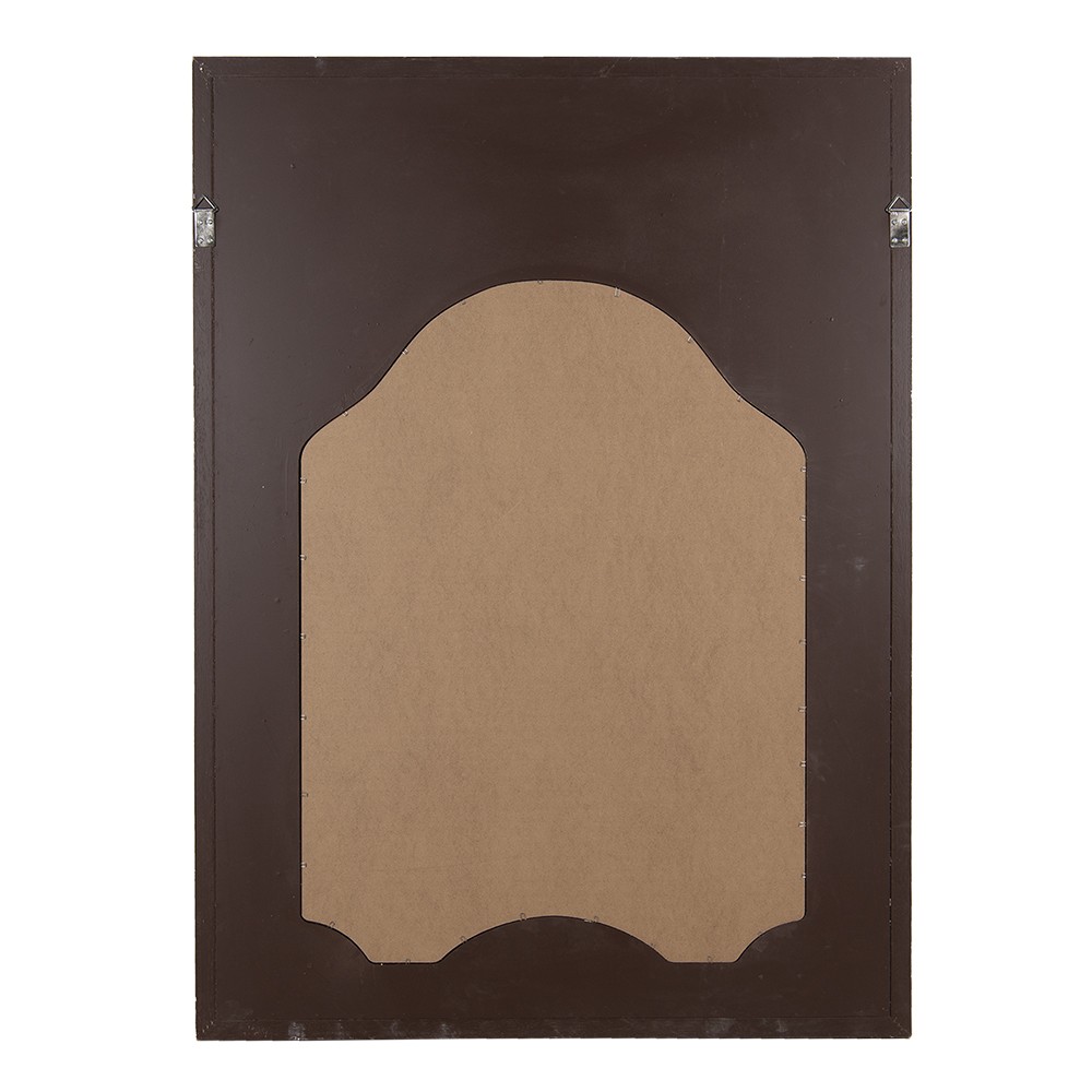 Světle hnědé nástěnné zrcadlo s ornamenty Frannie - 95*130 cm Clayre & Eef Světle hnědé nástěnné zrcadlo s ornamenty Frannie - 95*130 cm Clayre & Eef