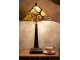 Hranatá stolní lampa Tiffany s větvemi stromu Tree - Ø 36*57 cm E27/max 2*60W Clayre & Eef