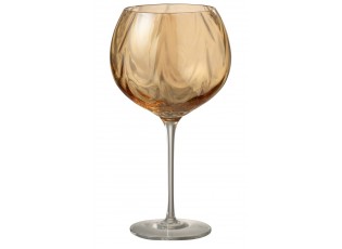 Jantarová sklenička na víno Oil wine - Ø 12*21 cm