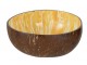 Oranžová miska ve tvaru poloviny kokosového ořechu - Ø 14*7 cm J-Line by Jolipa