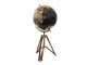 Černý dekorativní glóbus na dřevěné trojnožce Globe - 28*26*57 cm Clayre & Eef