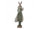 Zelená dekorace zaječí pán - 11*8*33 cm Clayre & Eef