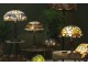 Stolní lampa Tiffany Yellow Garden - Ø 40*50 cm 2x E27 Clayre & Eef