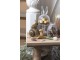 Dekorace sedící králík na šnekovi - 13*6*14 cm Clayre & Eef