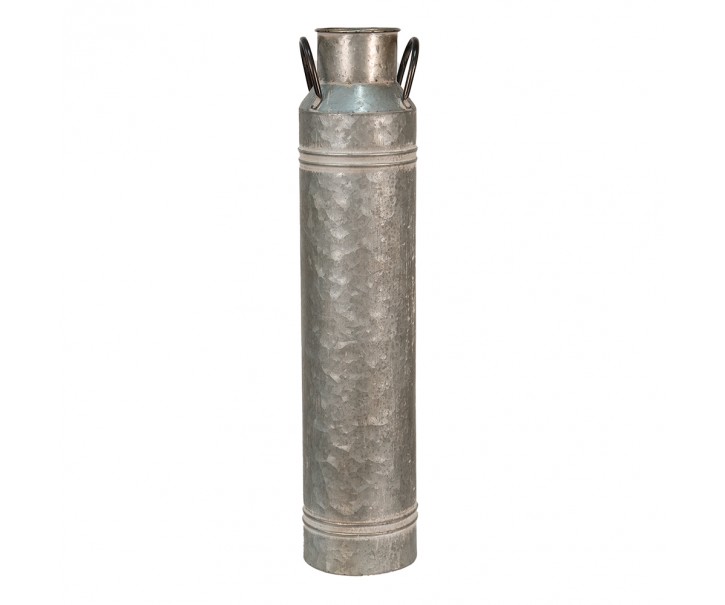 Šedá antik dekorativní plechová konvice na mléko - 14*13*61 cm Clayre & Eef