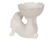 Keramická dekorační miska s králíčkem - 15*11*14 cm Clayre & Eef