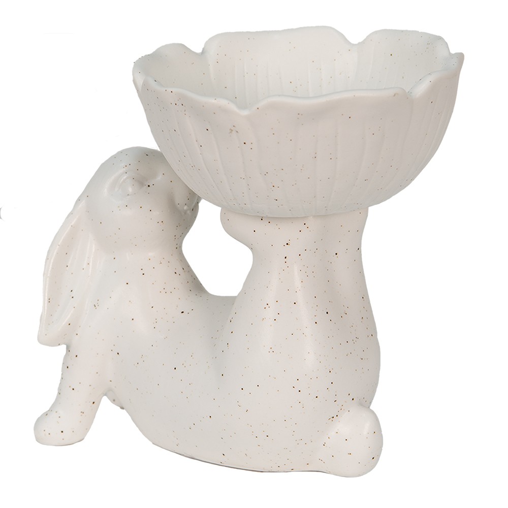Keramická dekorační miska s králíčkem - 15*11*14 cm Clayre & Eef Keramická dekorační miska s králíčkem - 15*11*14 cm Clayre & Eef