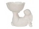 Keramická dekorační miska s králíčkem - 15*11*14 cm Clayre & Eef