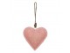 Závěsné kovové srdce se zdovením Heartic - 14*4*14 cm Clayre & Eef