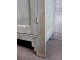 Opálová antik dřevěná skříň French antiek - 113*44*184cm Chic Antique