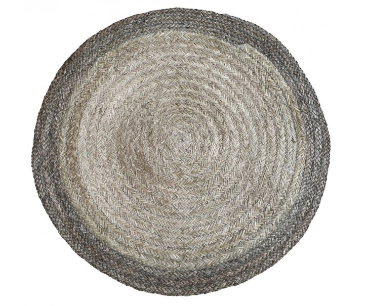 Přírodní kulatý koberec z mořské trávy Seagrass - Ø104 cm Chic Antique