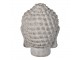 Dekorace šedá hlava Buddhy L - 17*17*24 cm Clayre & Eef