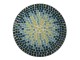 Kovový set zahradního nábytku s mozaikou Turquoise – Ø 60*72 cm / 36*35*91 cm Clayre & Eef