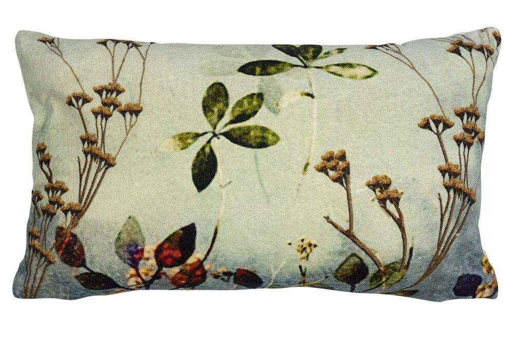 Sametový polšář s dekorem květin Wild Flowers - 30*50*15cm
