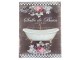 Černá nástěnná kovová cedule Salle de Bain - 25*33 cm Ostatn&iacute;