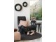 Černé ratanové designové křeslo Laina - 70*90*85 cm J-Line by Jolipa