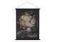 Nástěnná vintage mapa s květy Floral print - 76*97 cm Chic Antique